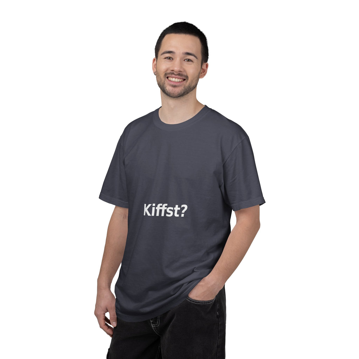 Kiffst Garment-Dyed Tee, Dark Center Print