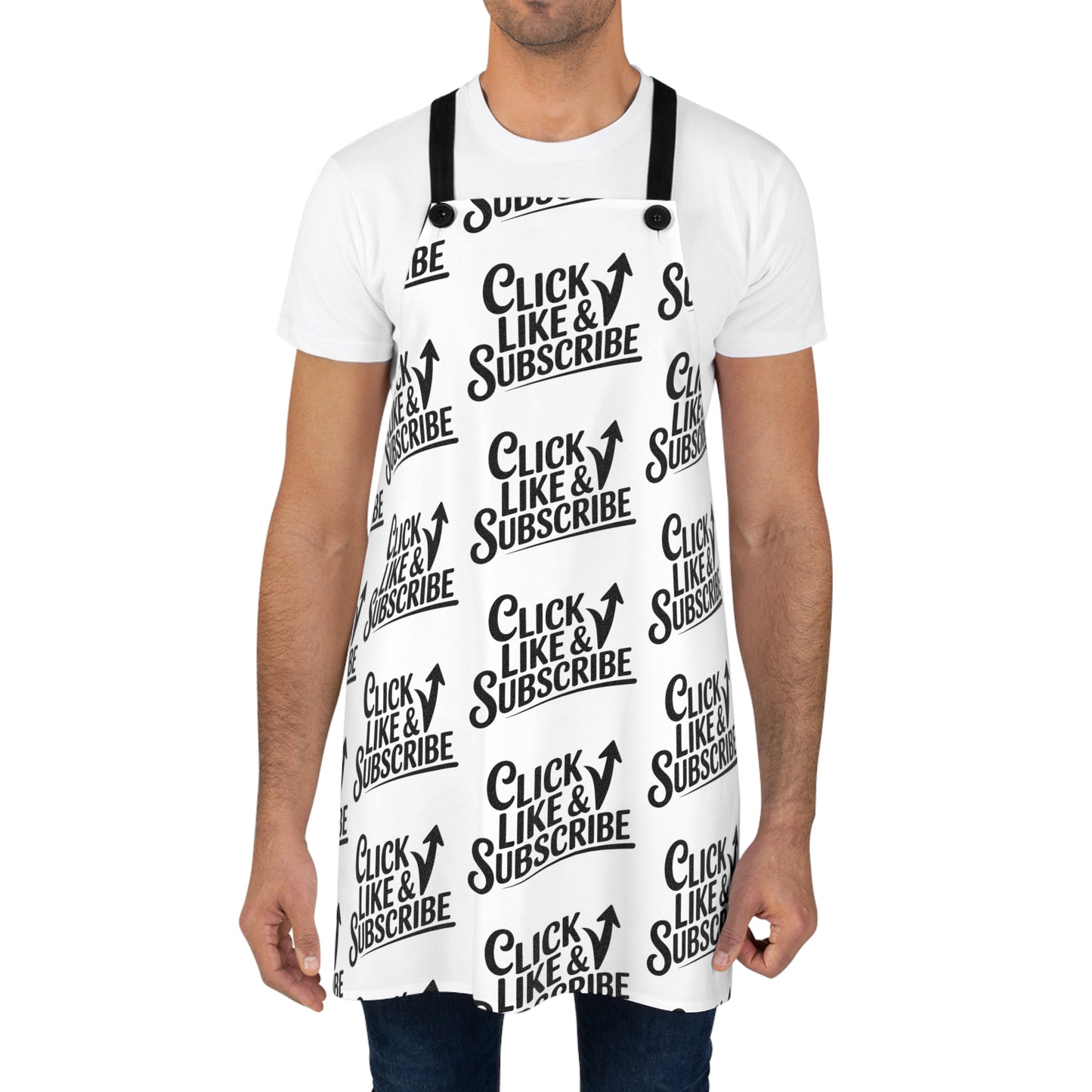 The Click Like and Subscribe apron