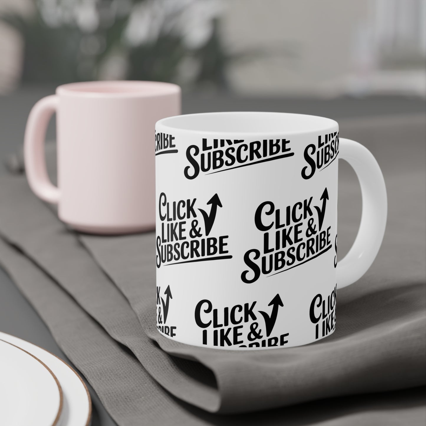 Click Like & Subscribe - Ceramic Mugs (11oz\15oz\20oz)