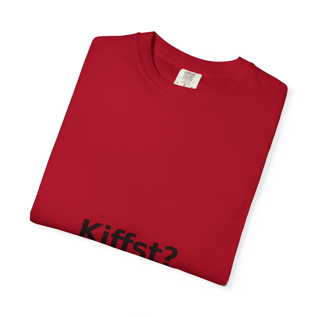 Kiffst Garment-Dyed Tee, Light Center Print
