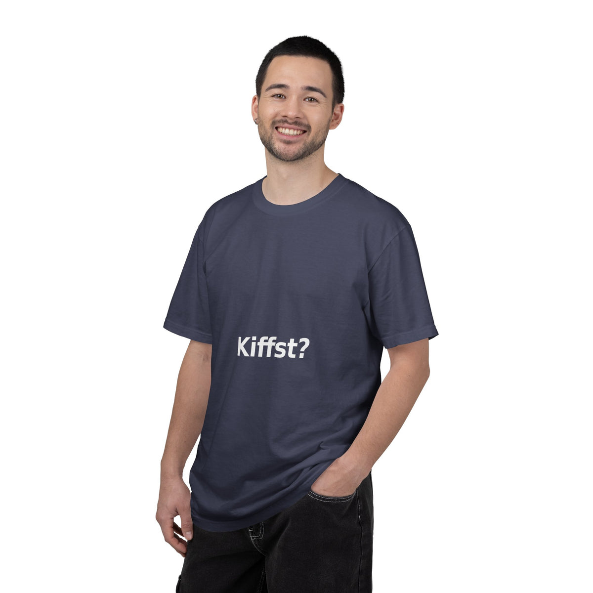Kiffst Garment-Dyed Tee, Dark Center Print
