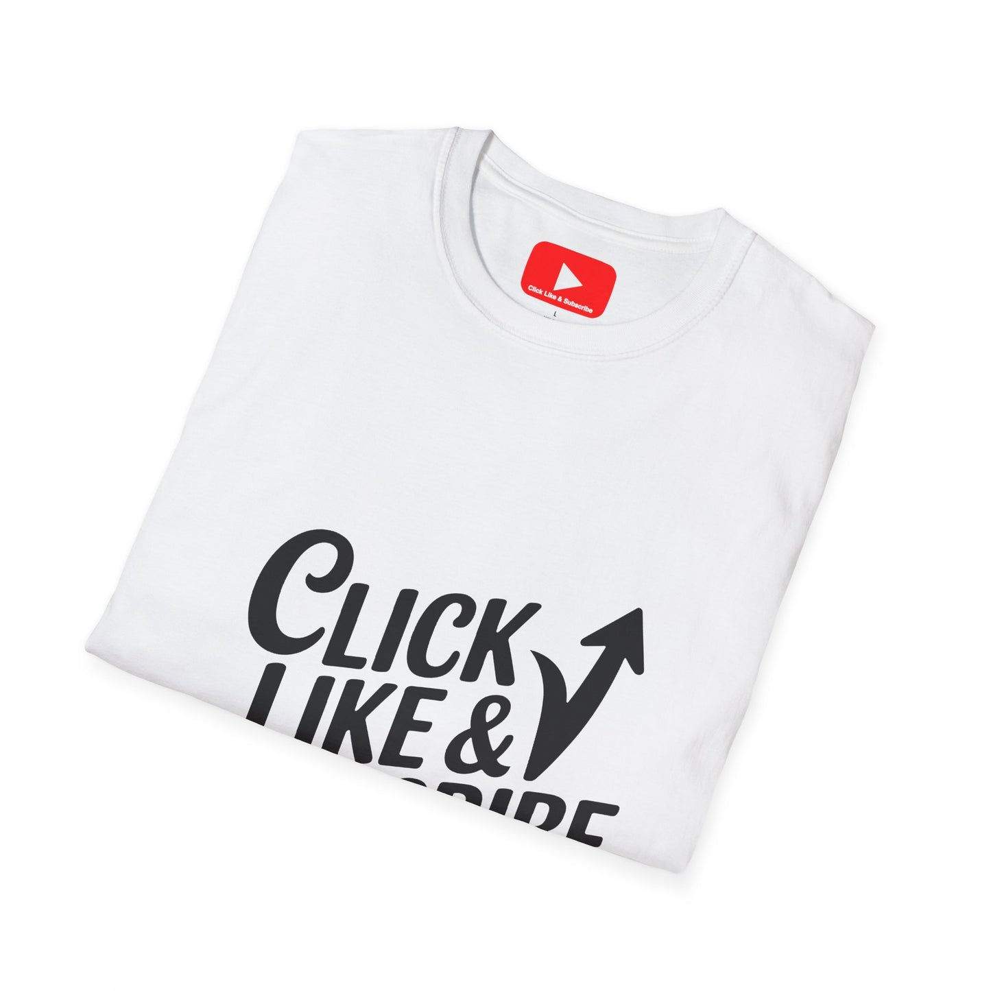 Click Like and Subscribe 8-Bit - Unisex T-Shirt
