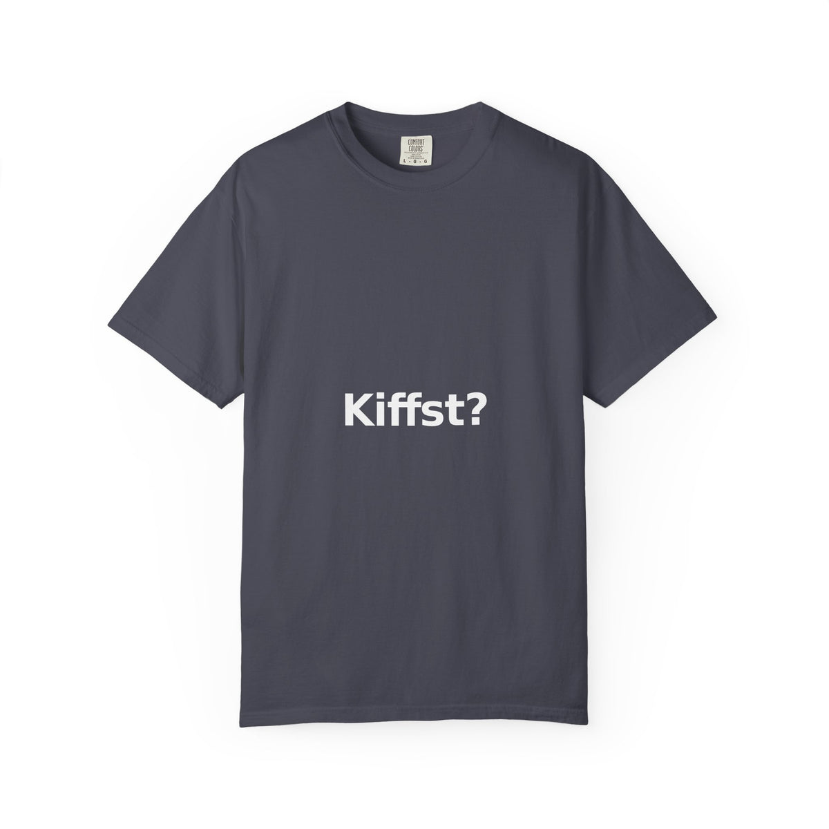 Kiffst Garment-Dyed Tee, Dark Center Print