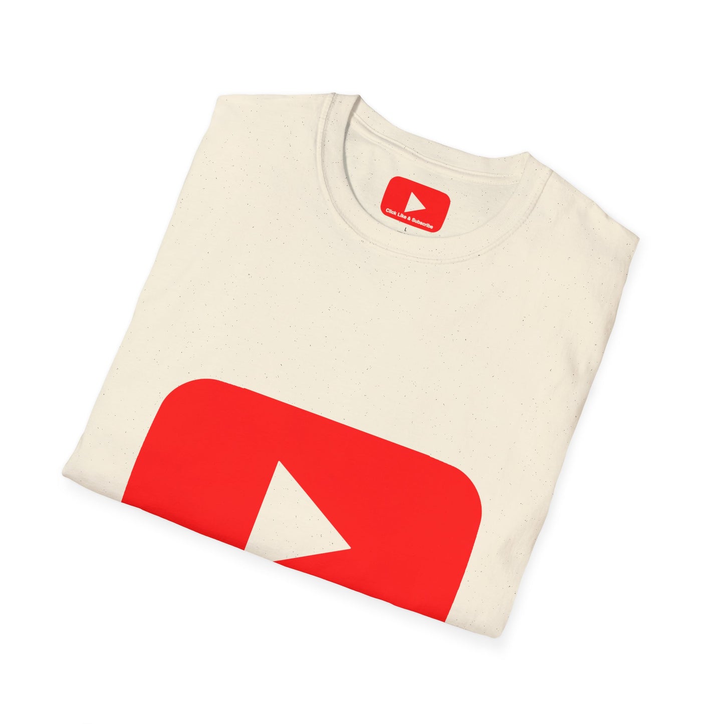 Red Button - Click Like and Subscribe - Unisex T-Shirt