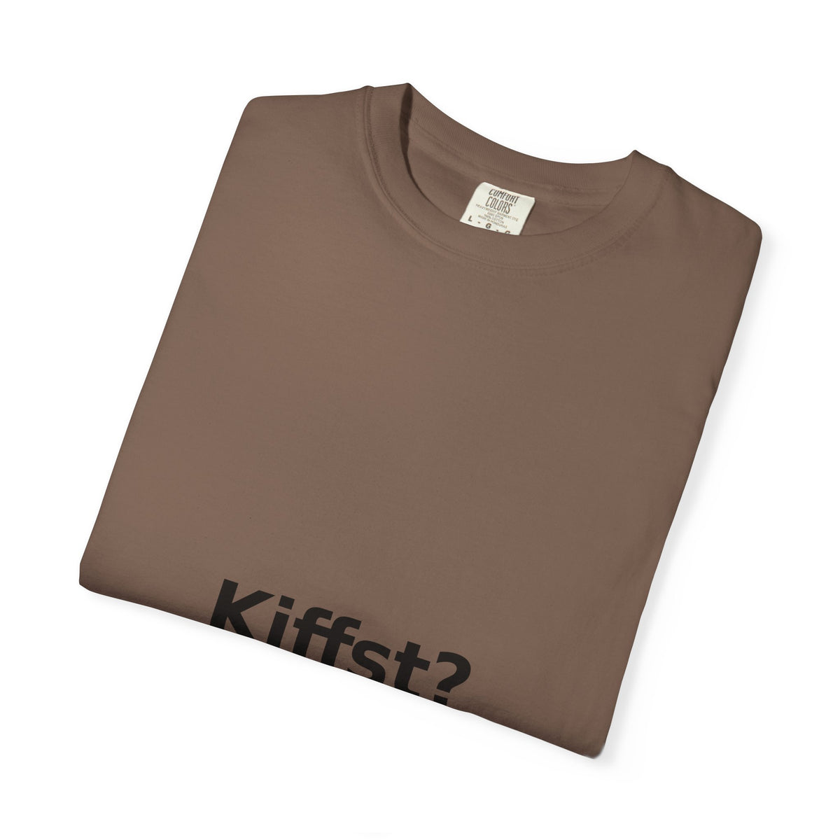 Kiffst Garment-Dyed Tee, Light Center Print