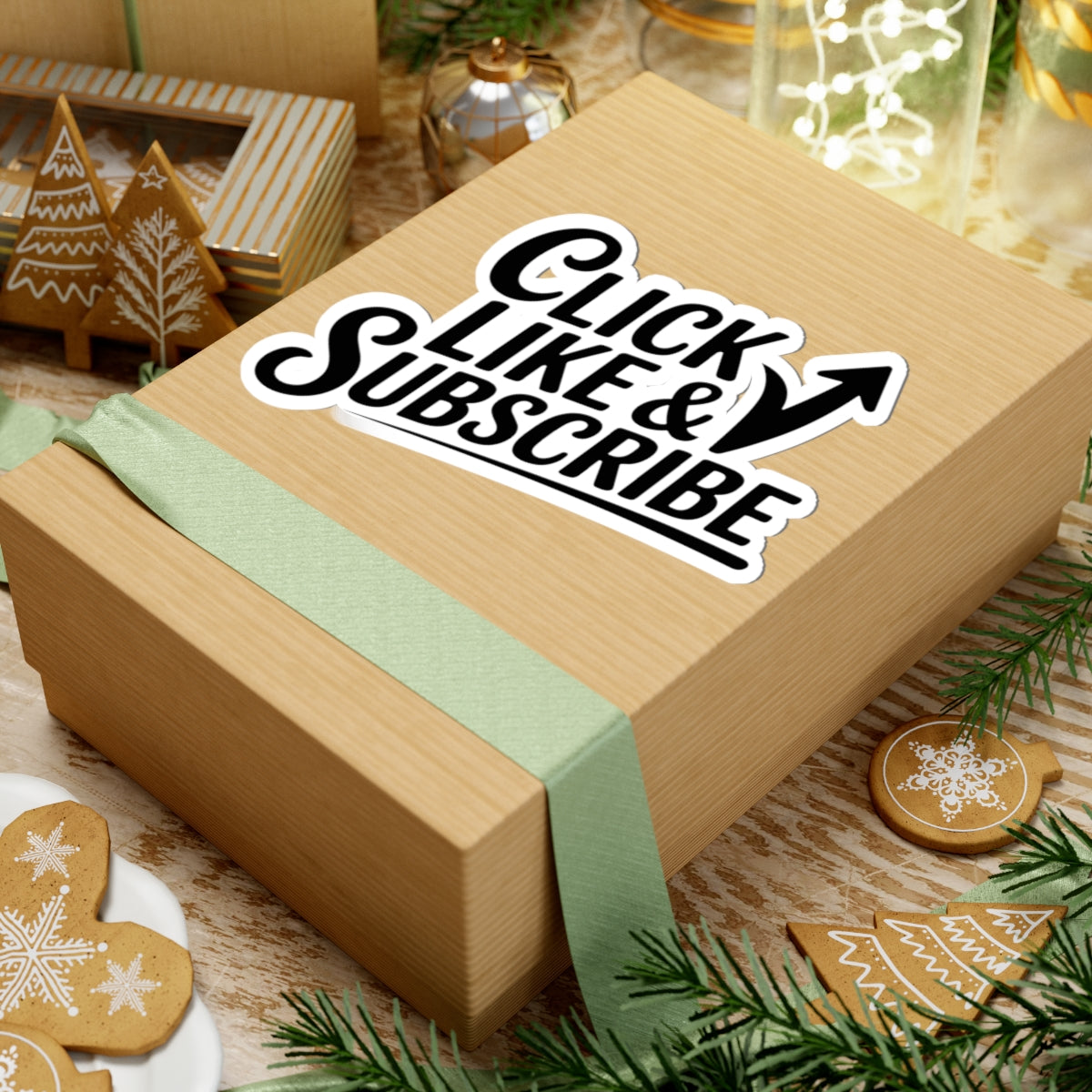 Social Media Kiss-Cut Stickers Set