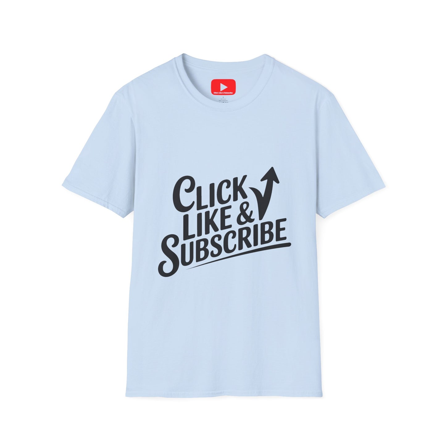 Click Like and Subscribe 8-Bit - Unisex T-Shirt