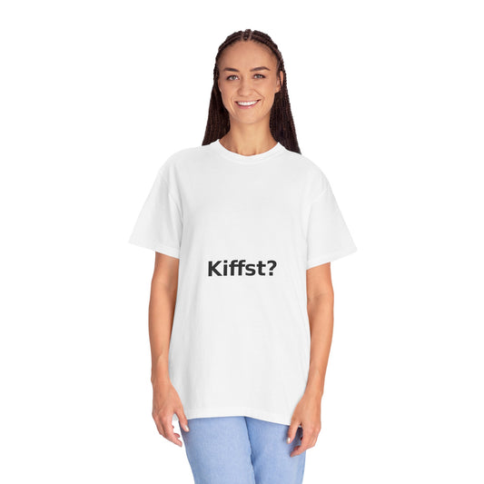 Kiffst Garment-Dyed Tee, Light Center Print