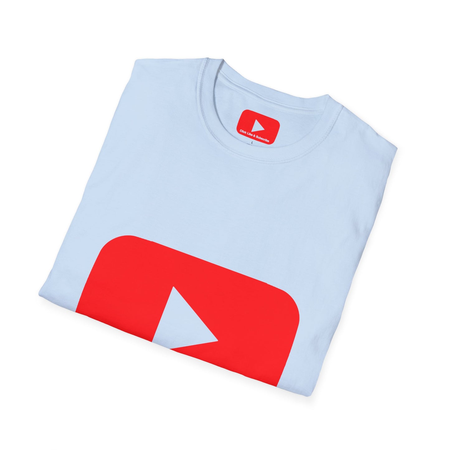 Red Button - Click Like and Subscribe - Unisex T-Shirt