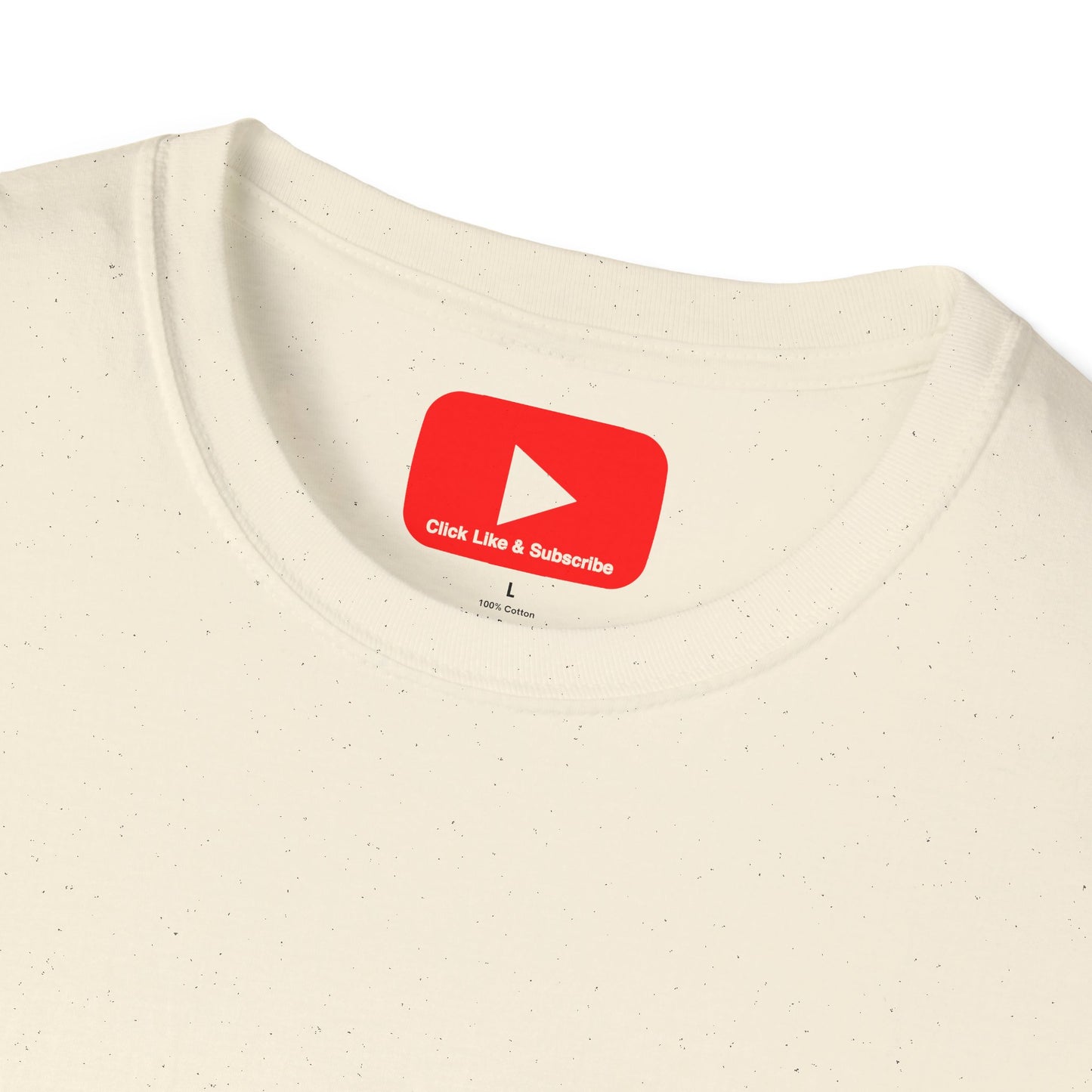 Red Button - Click Like and Subscribe - Unisex T-Shirt