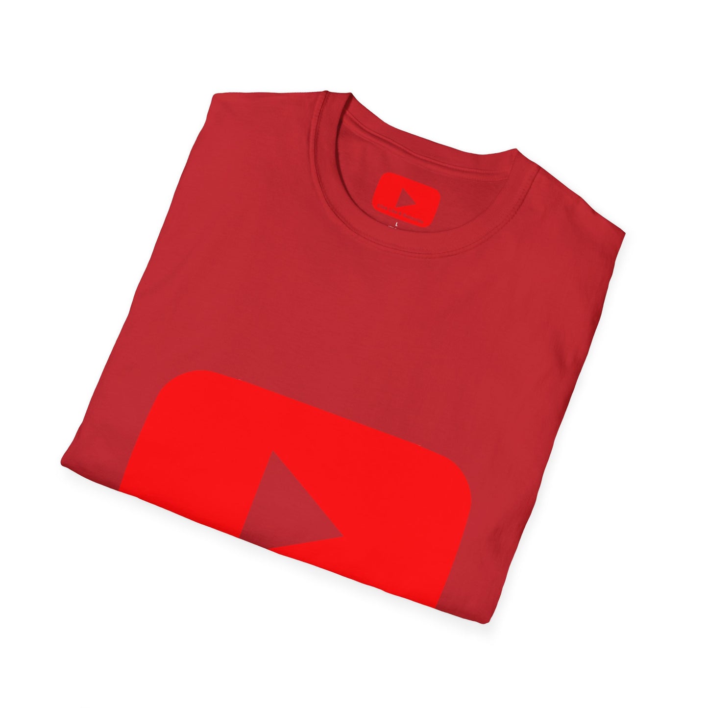 Red Button - Click Like and Subscribe - Unisex T-Shirt