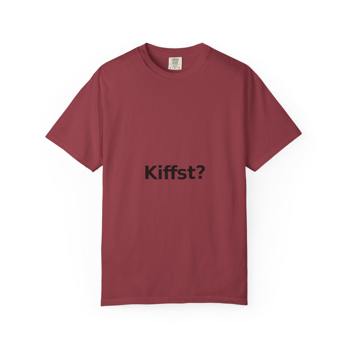 Kiffst Garment-Dyed Tee, Light Center Print