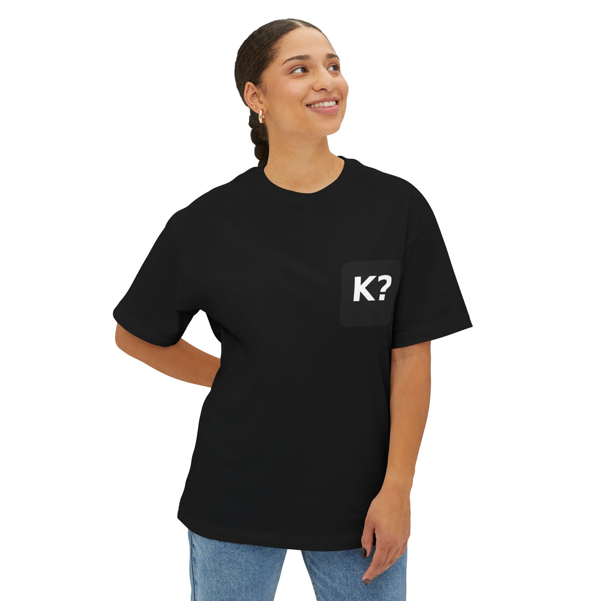 Kiffst Boxy Tee, Black