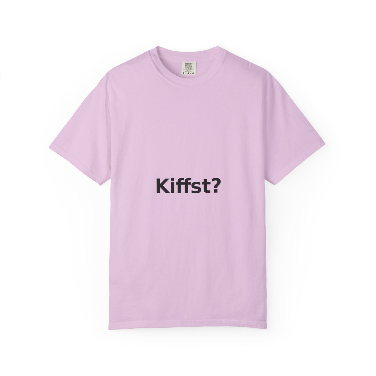 Kiffst Garment-Dyed Tee, Light Center Print