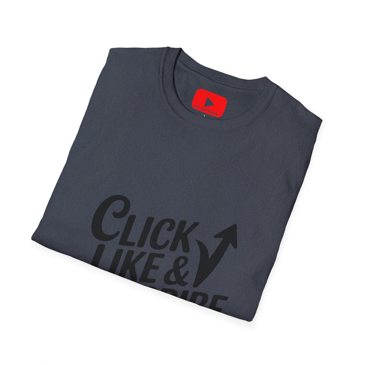 Click Like and Subscribe 8-Bit - Unisex T-Shirt