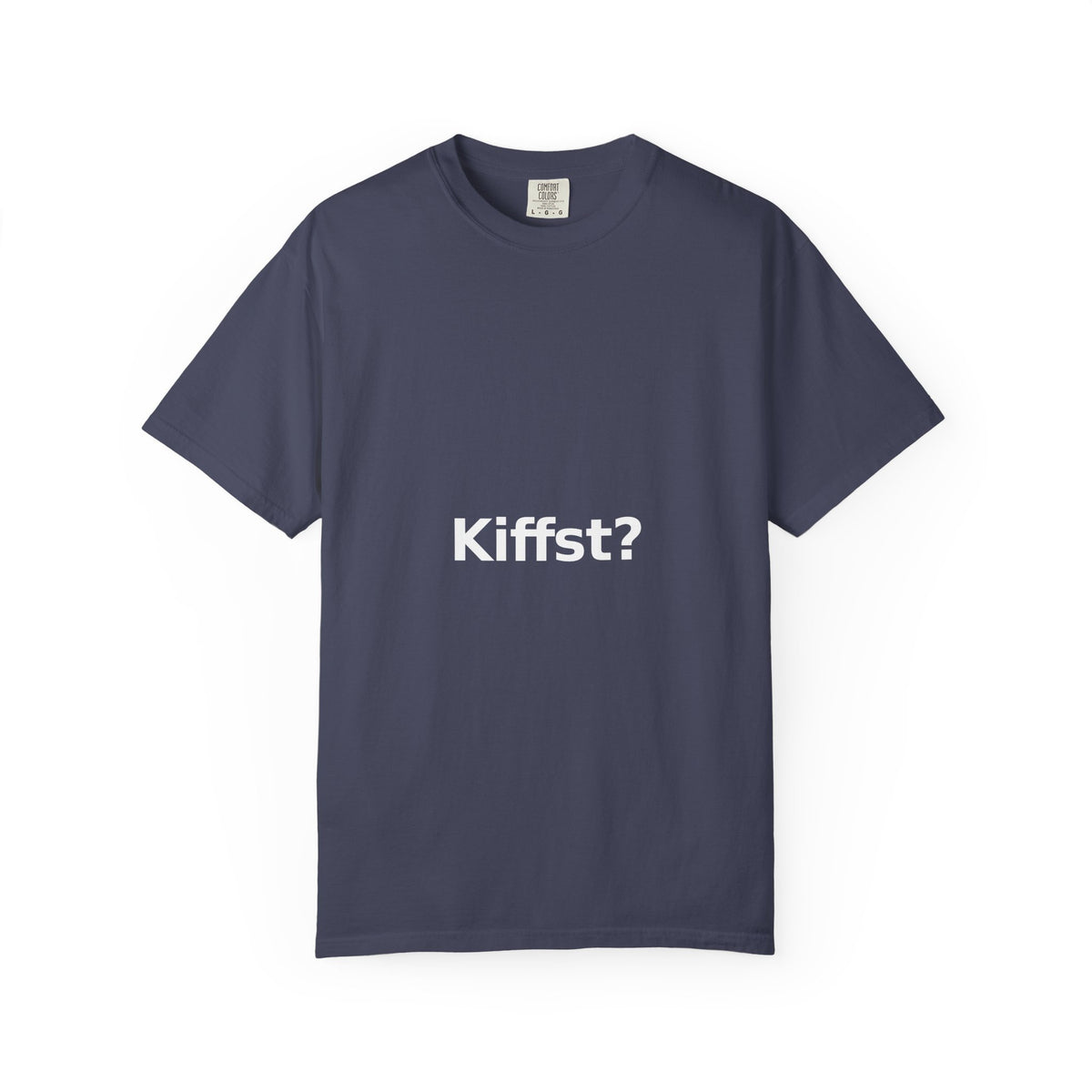 Kiffst Garment-Dyed Tee, Dark Center Print