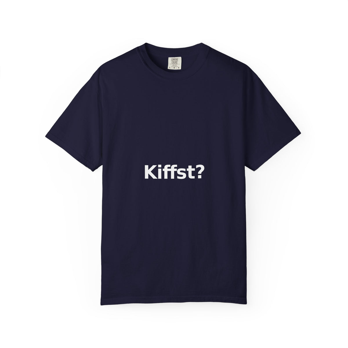 Kiffst Garment-Dyed Tee, Dark Center Print