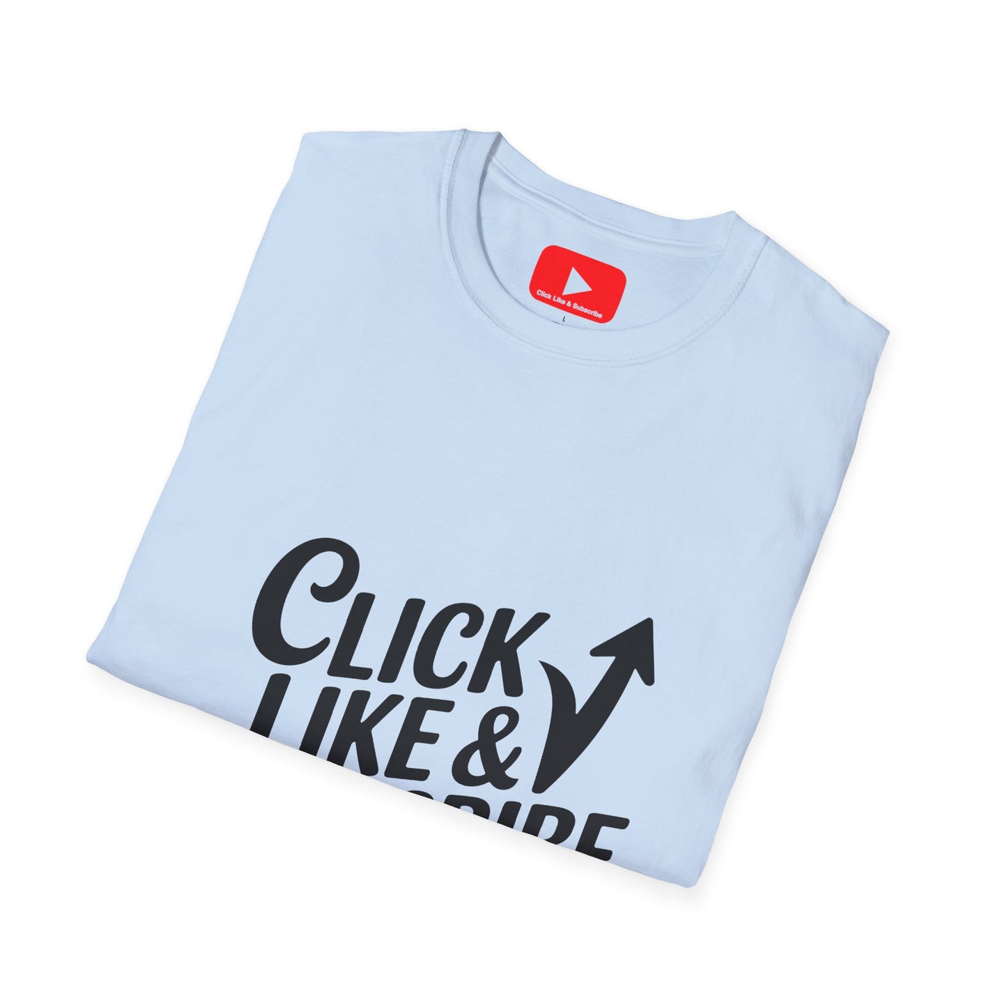 Click Like and Subscribe 8-Bit - Unisex T-Shirt