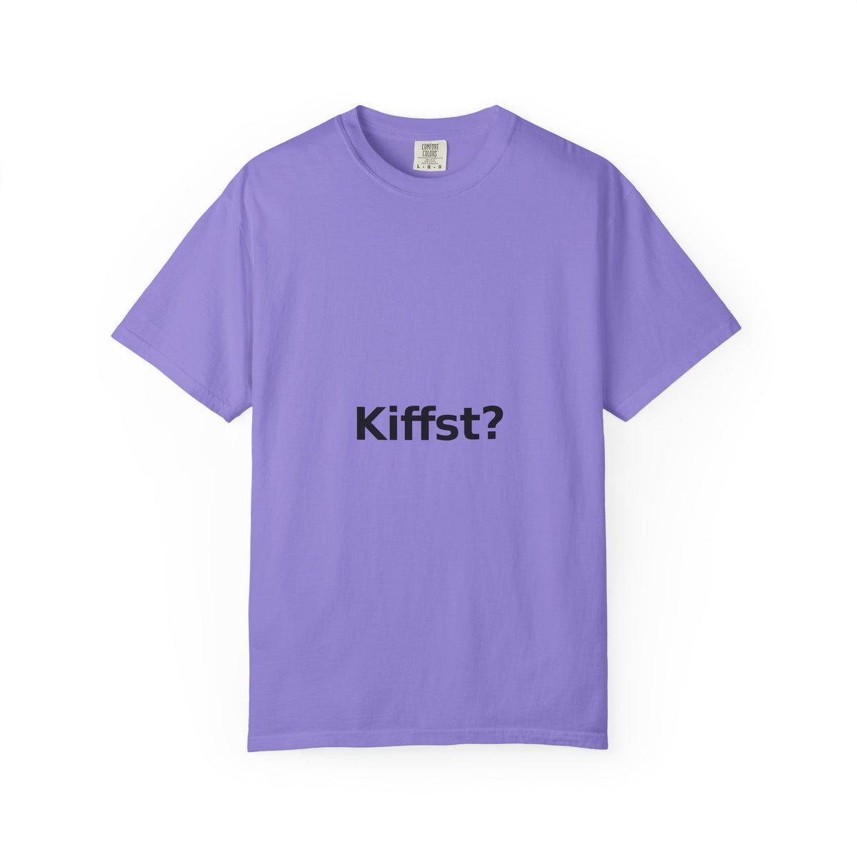 Kiffst Garment-Dyed Tee, Light Center Print