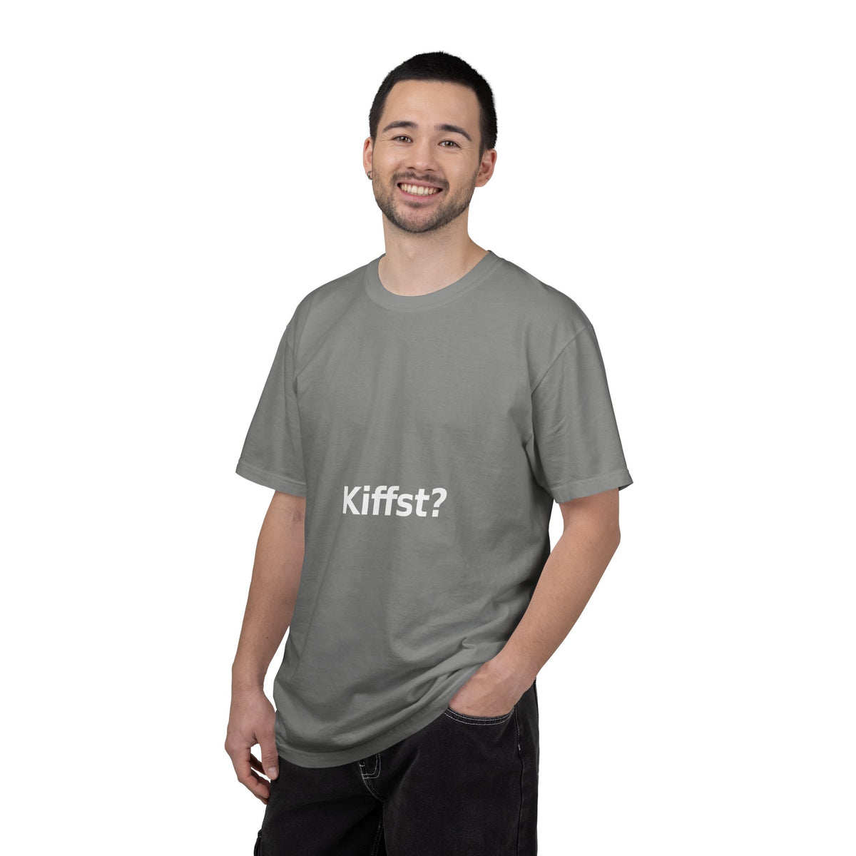 Kiffst Garment-Dyed Tee, Dark Center Print