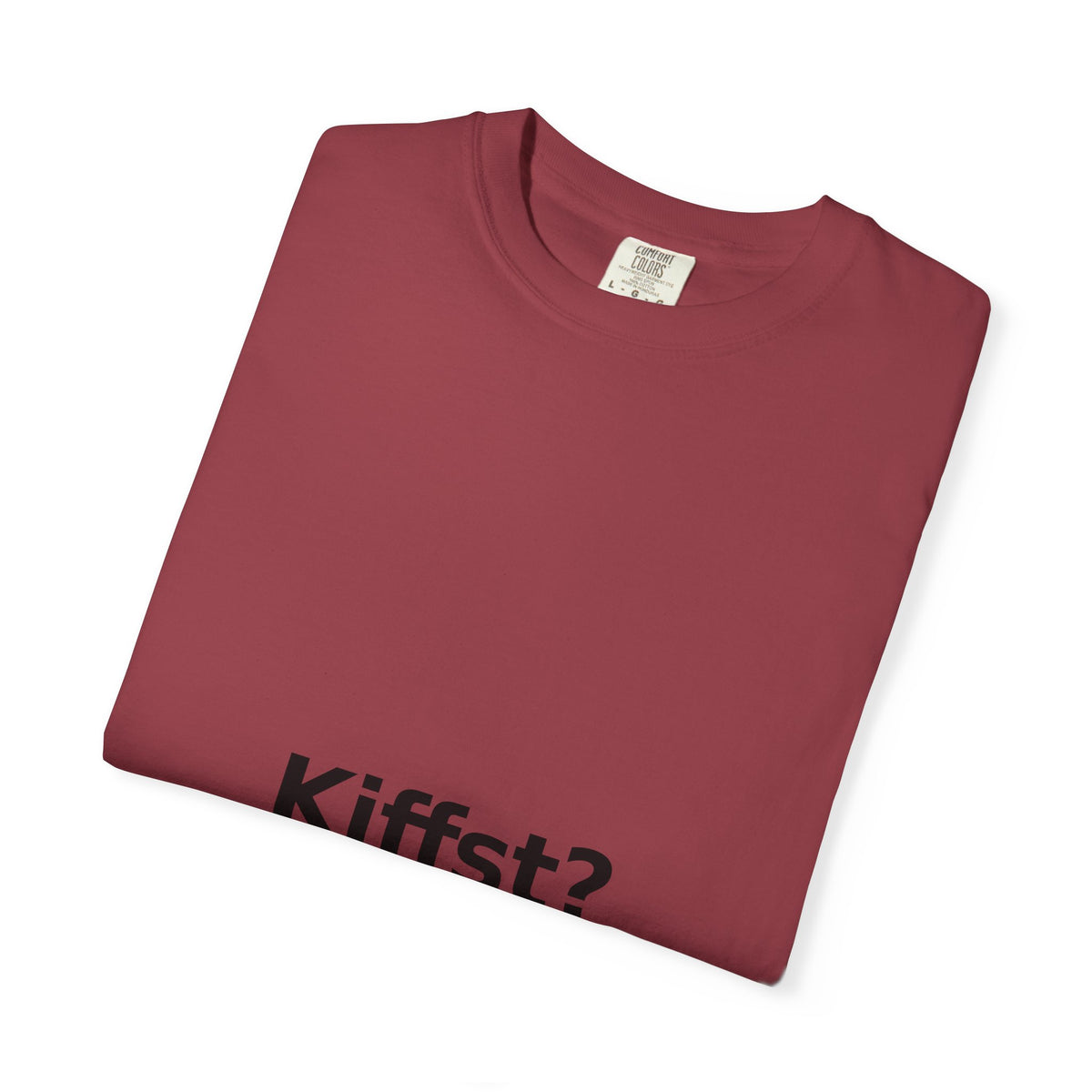 Kiffst Garment-Dyed Tee, Light Center Print