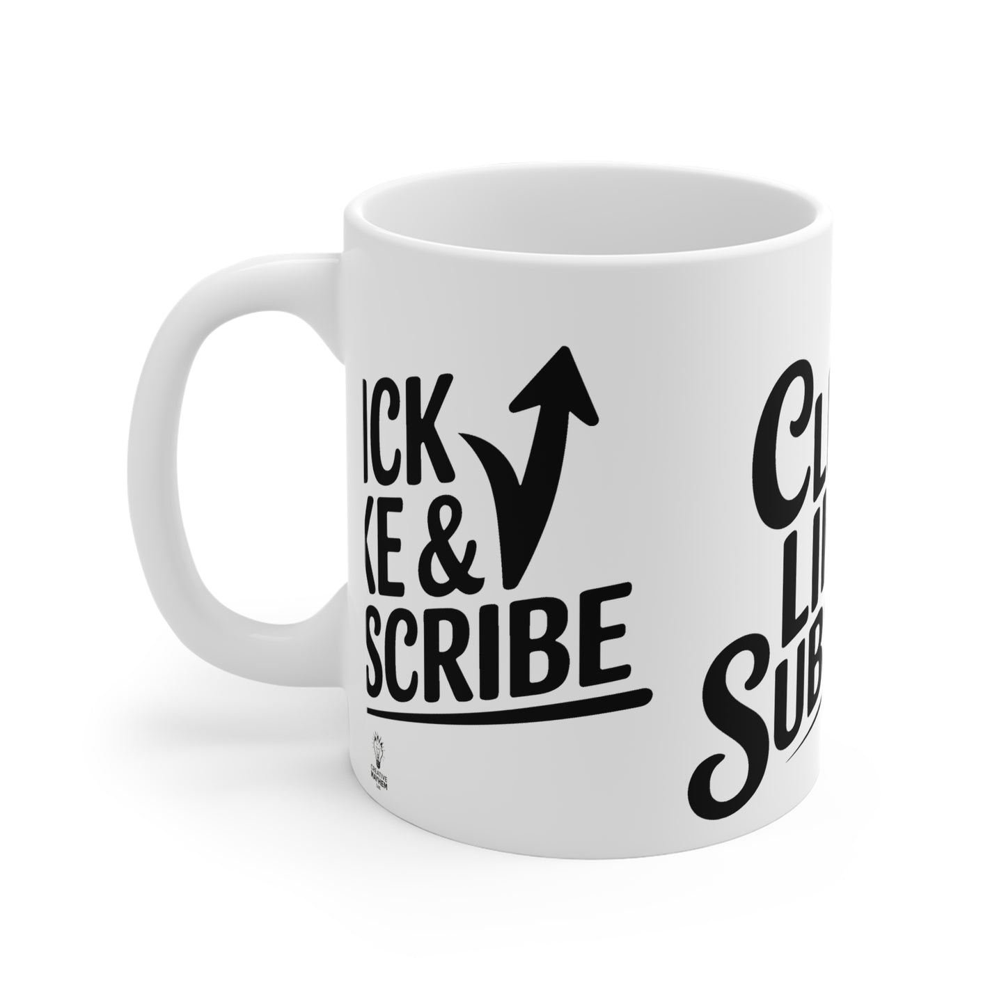Big  Click Like & Subscribe - Ceramic Mugs (11oz\15oz\20oz)