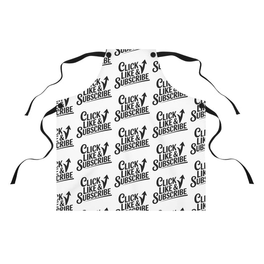 The Click Like and Subscribe apron