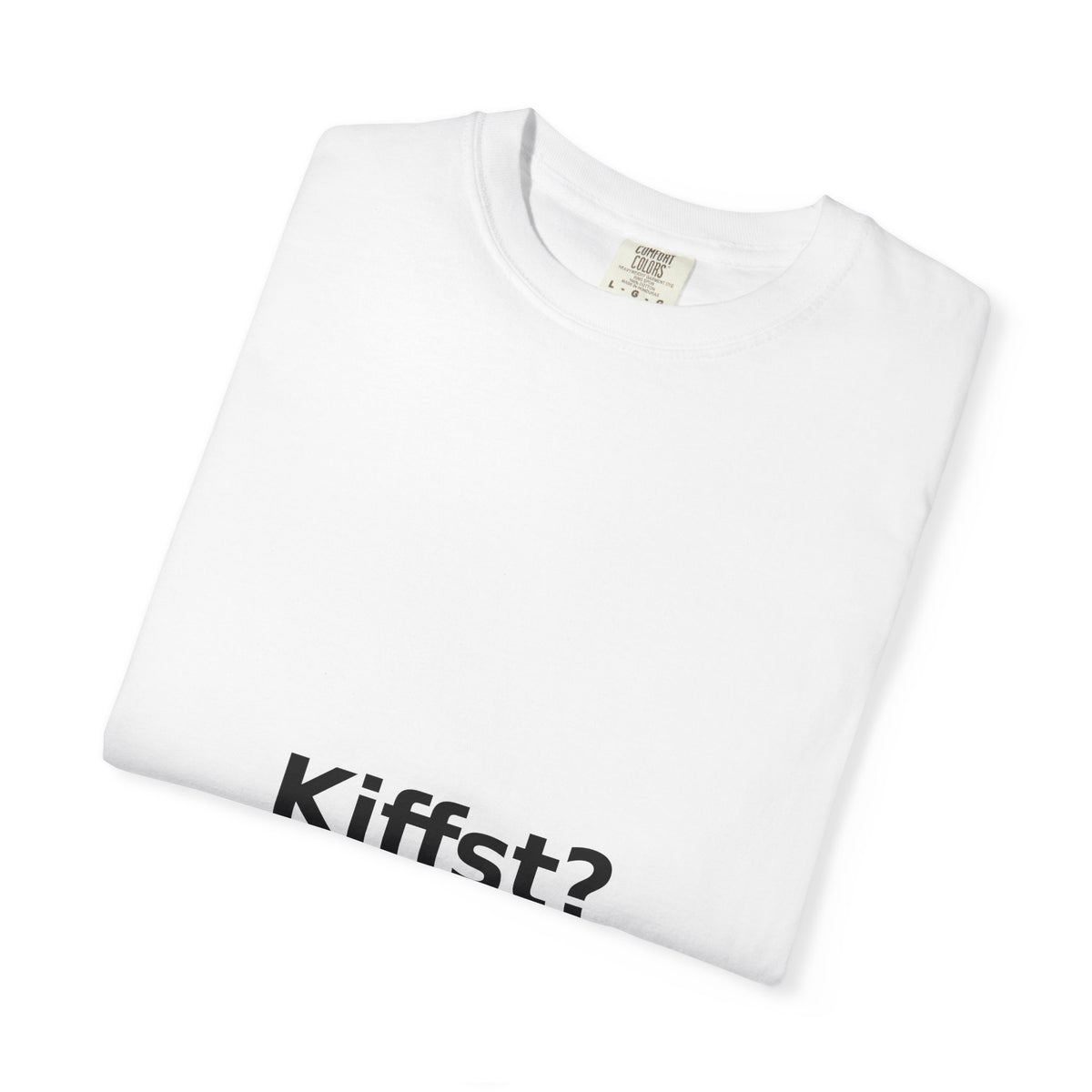 Kiffst Garment-Dyed Tee, Light Center Print
