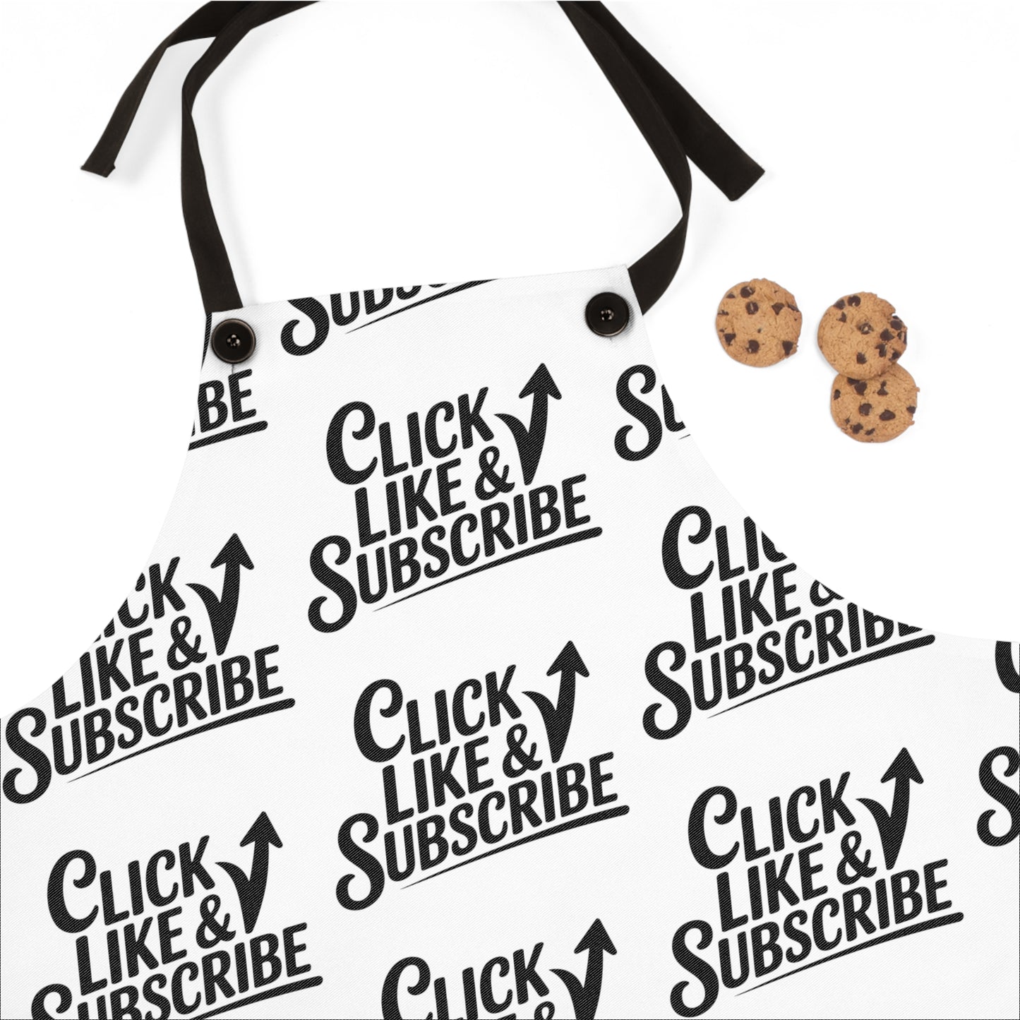 The Click Like and Subscribe apron