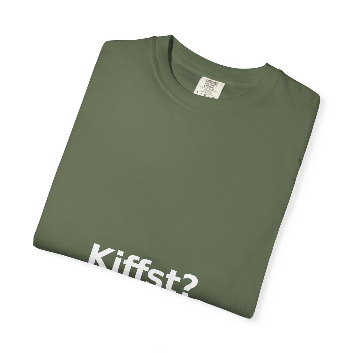 Kiffst Garment-Dyed Tee, Dark Center Print