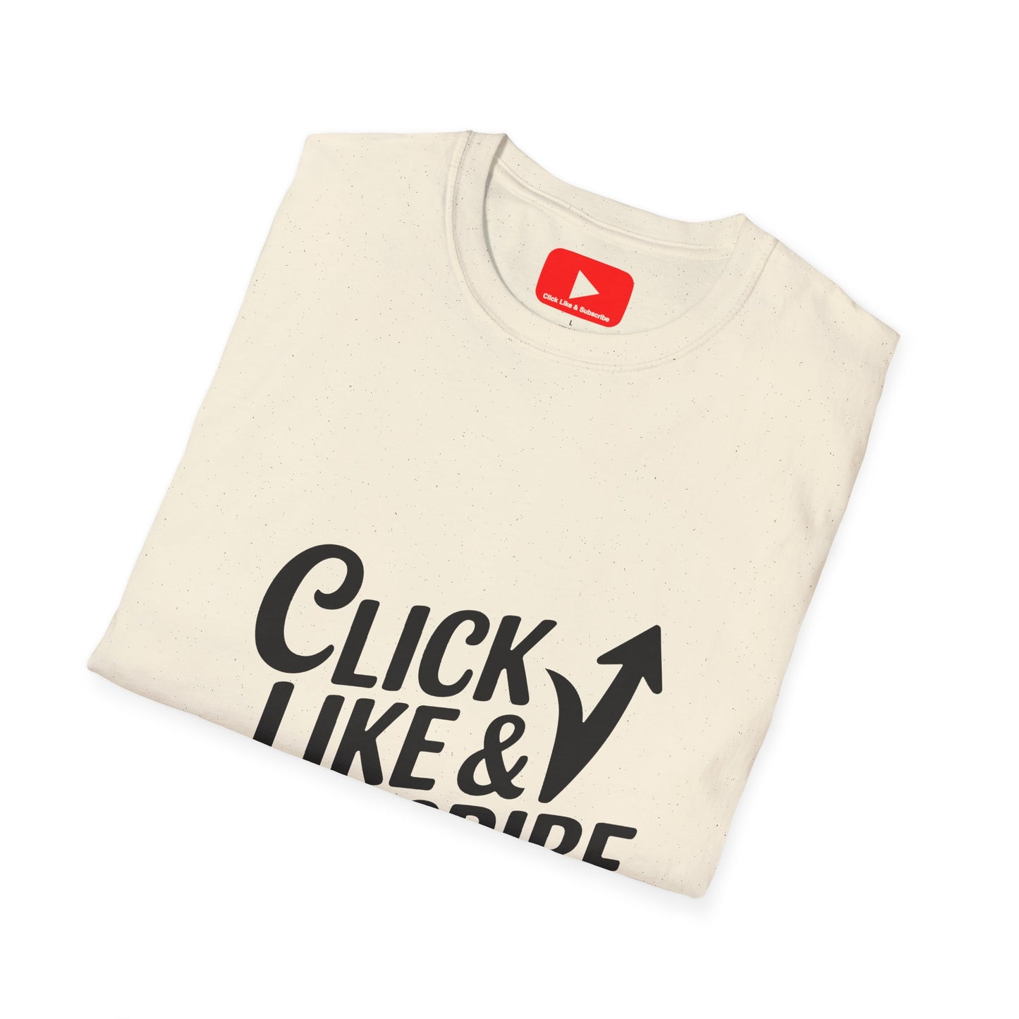 Click Like and Subscribe 8-Bit - Unisex T-Shirt