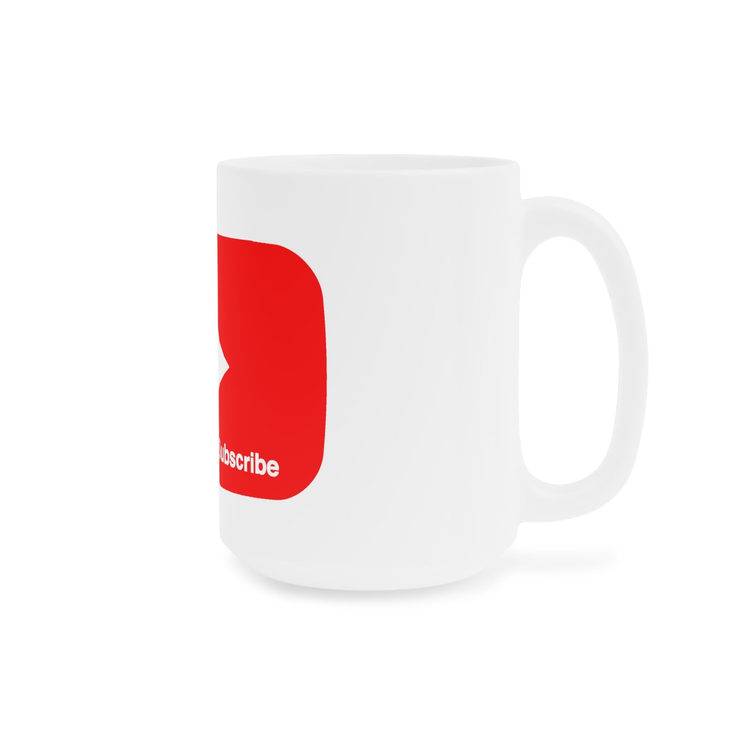 Big Red bar Click Like & Subscribe - Ceramic Mugs (11oz\15oz\20oz)