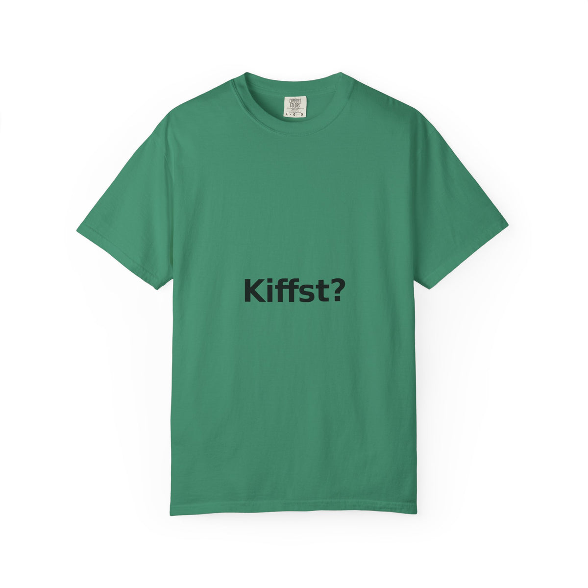 Kiffst Garment-Dyed Tee, Light Center Print