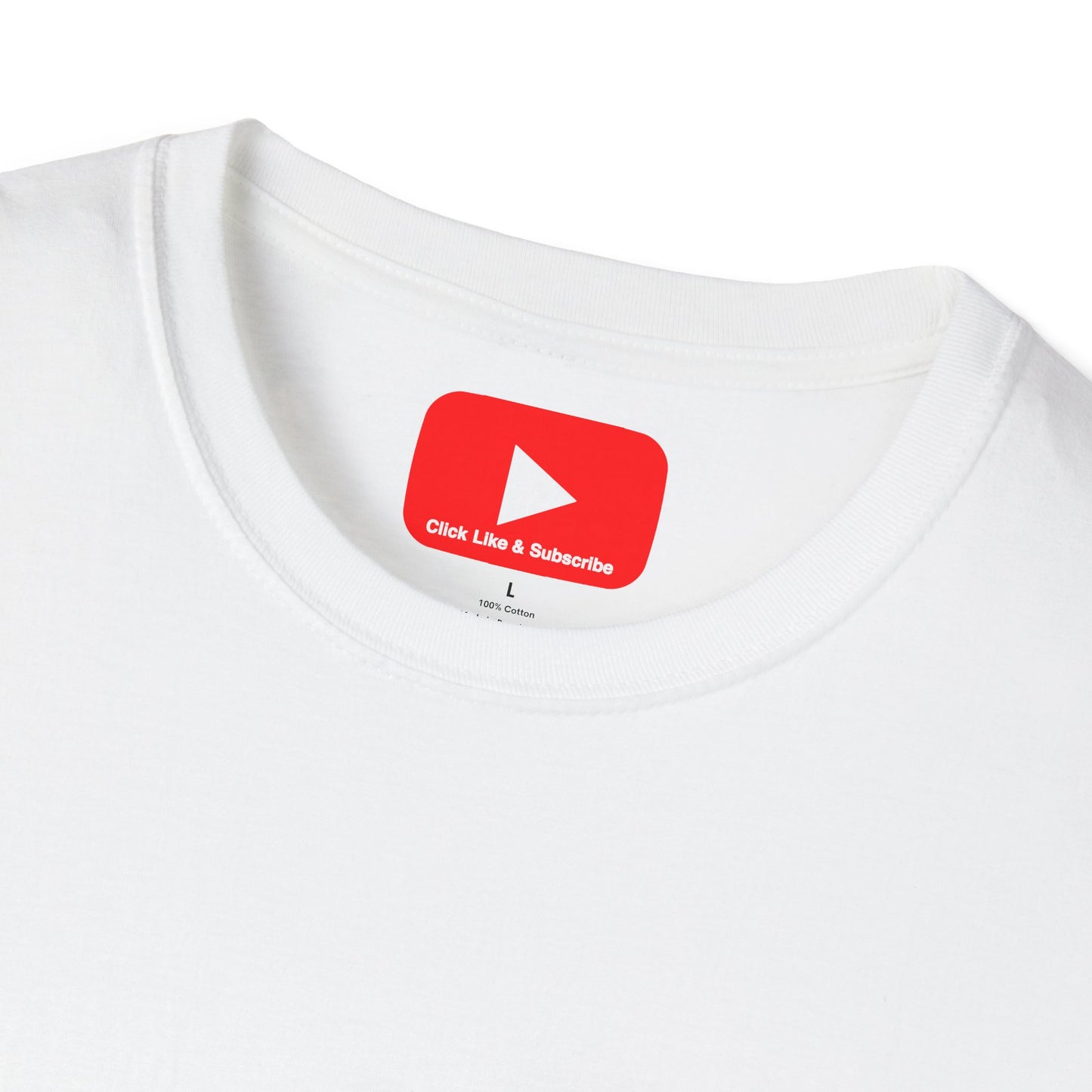 Click Like and Subscribe 8-Bit - Unisex T-Shirt