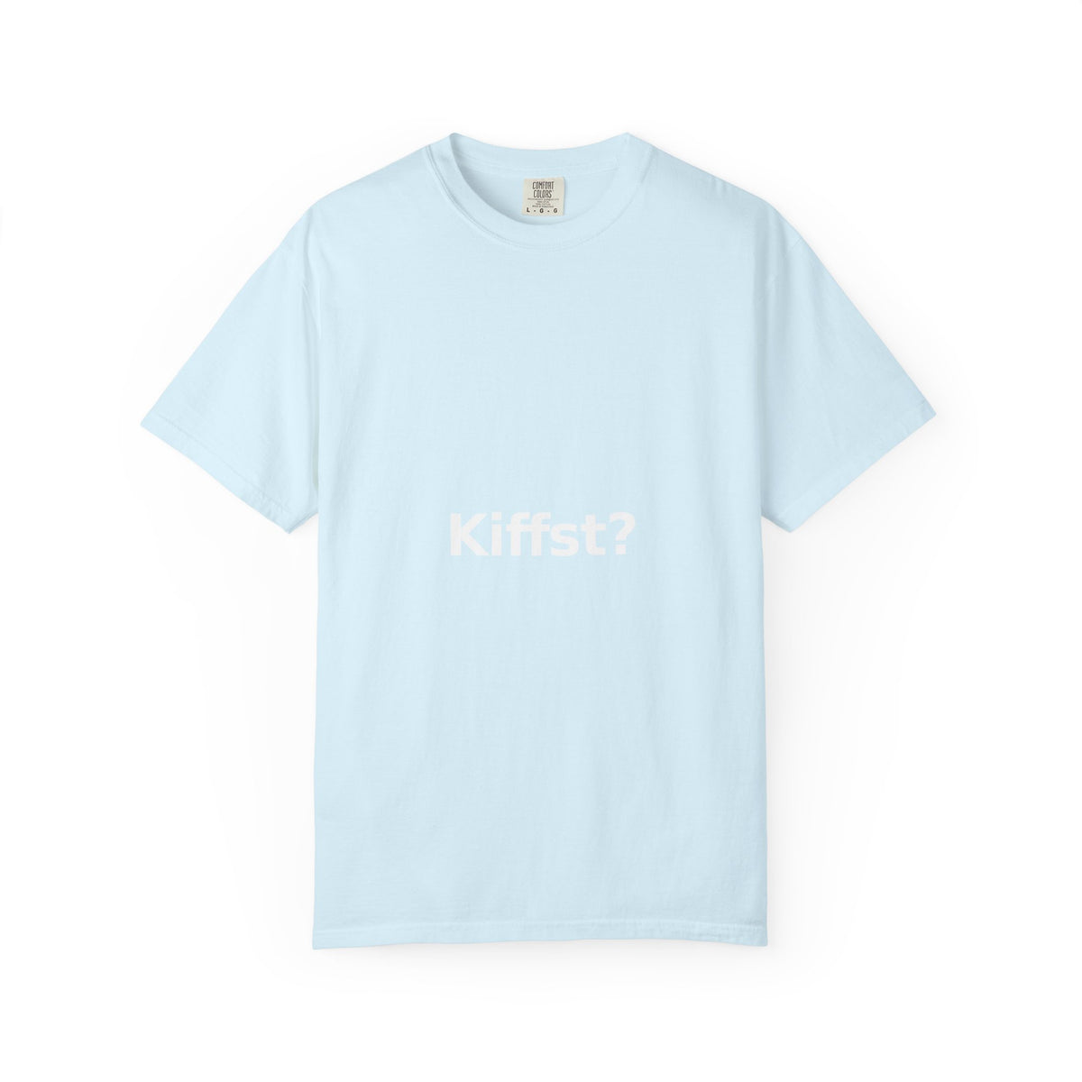 Kiffst Garment-Dyed Tee, Dark Center Print