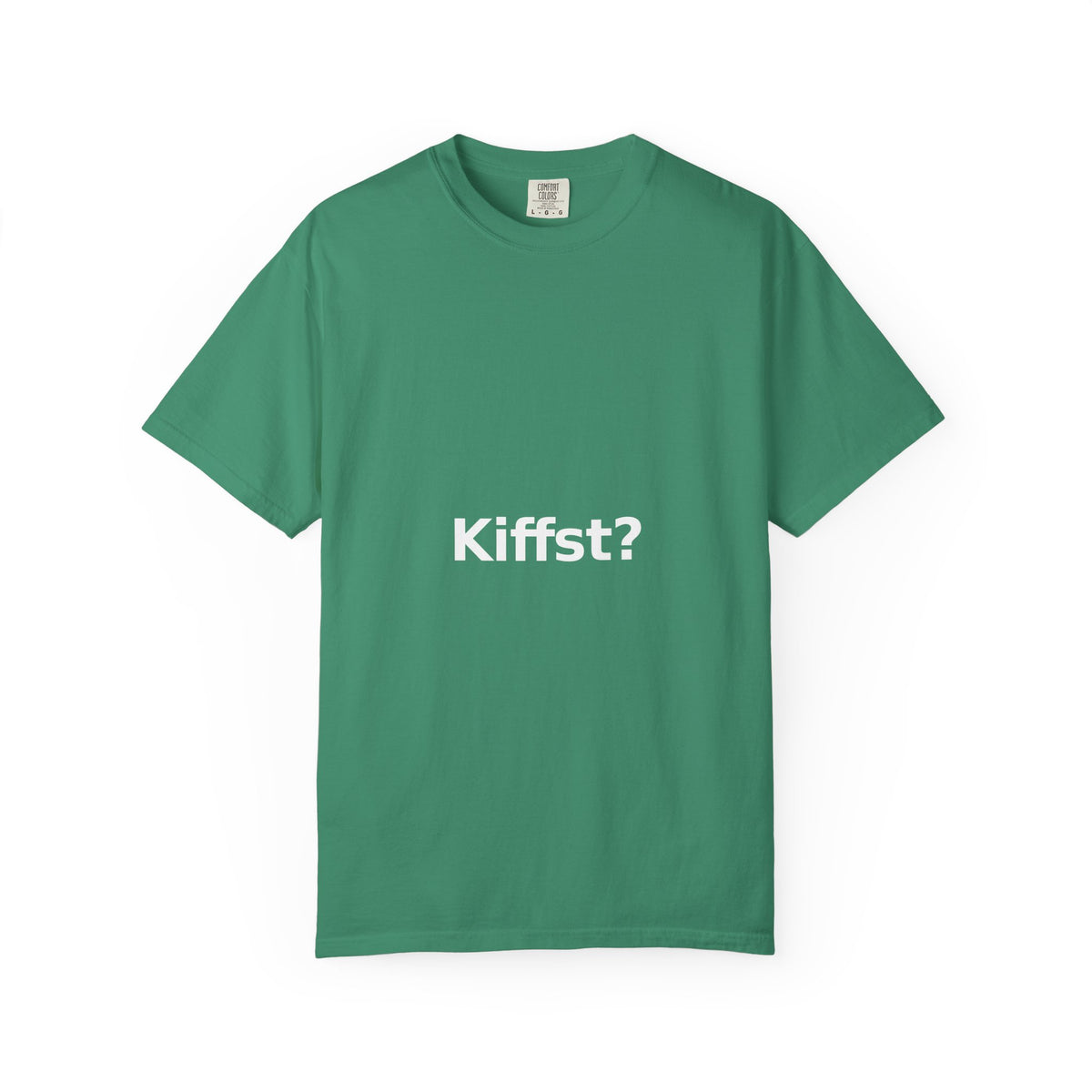Kiffst Garment-Dyed Tee, Dark Center Print