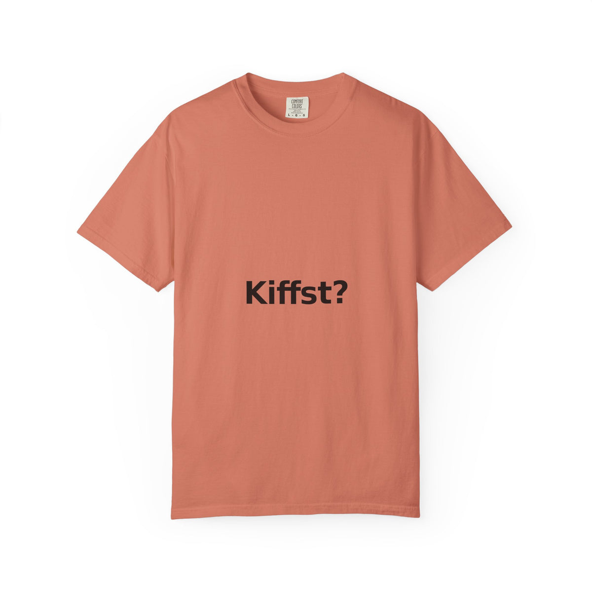 Kiffst Garment-Dyed Tee, Light Center Print