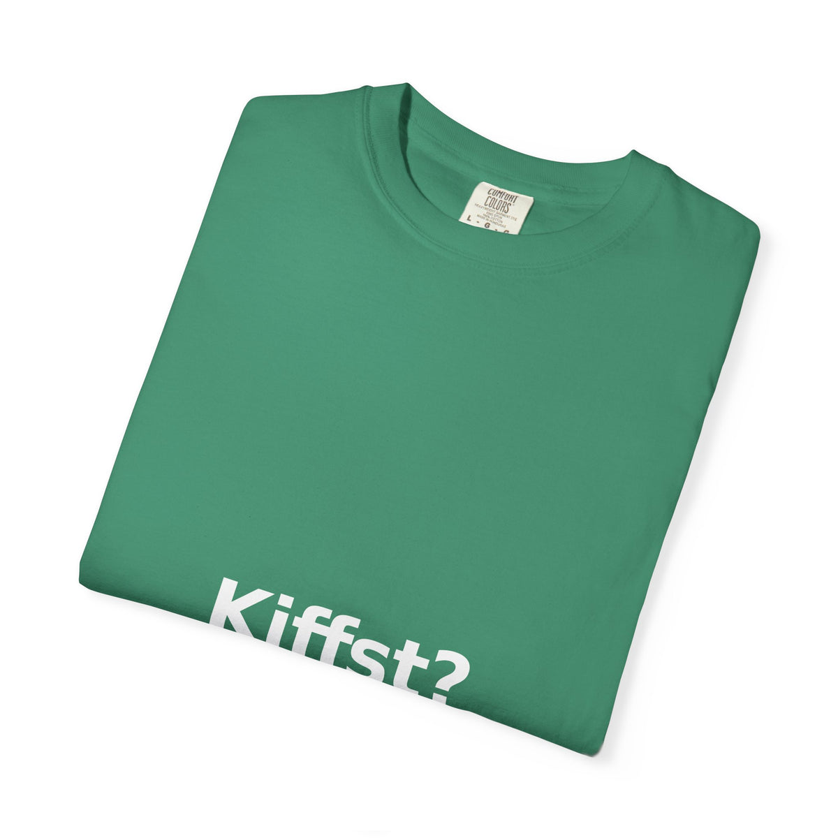 Kiffst Garment-Dyed Tee, Dark Center Print