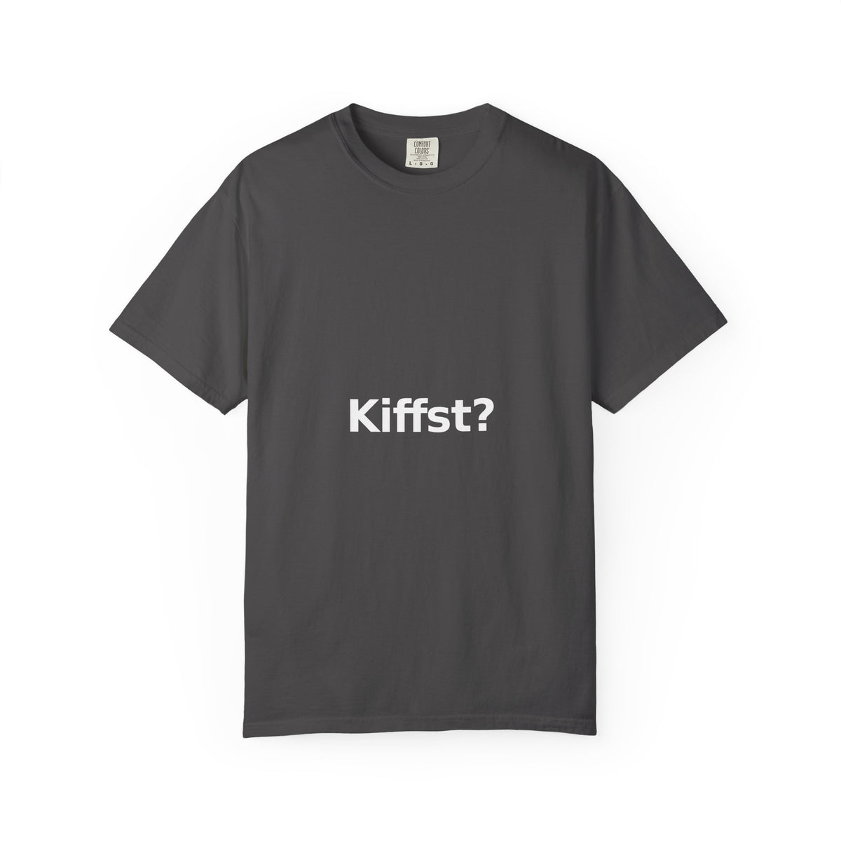 Kiffst Garment-Dyed Tee, Dark Center Print