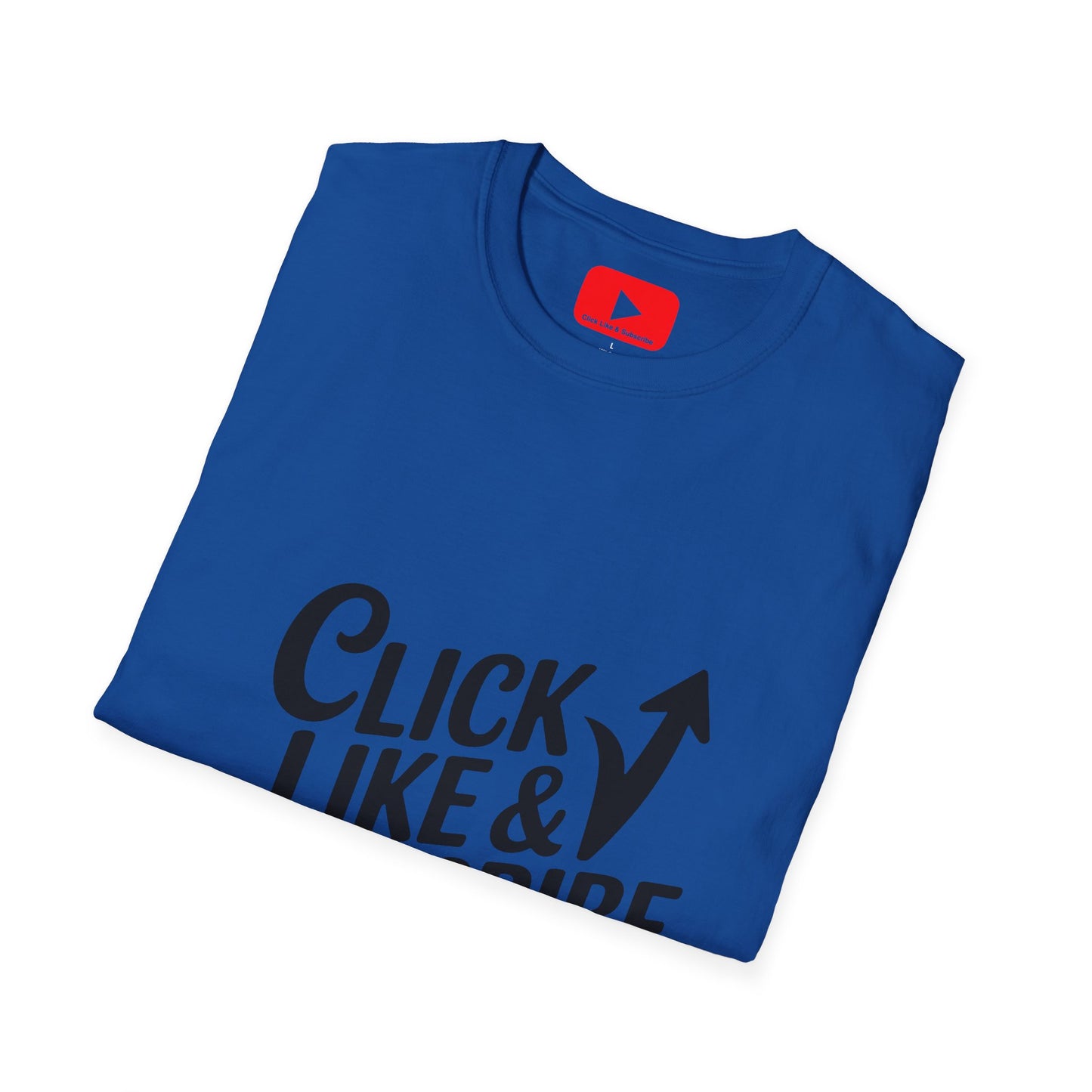 Click Like and Subscribe 8-Bit - Unisex T-Shirt