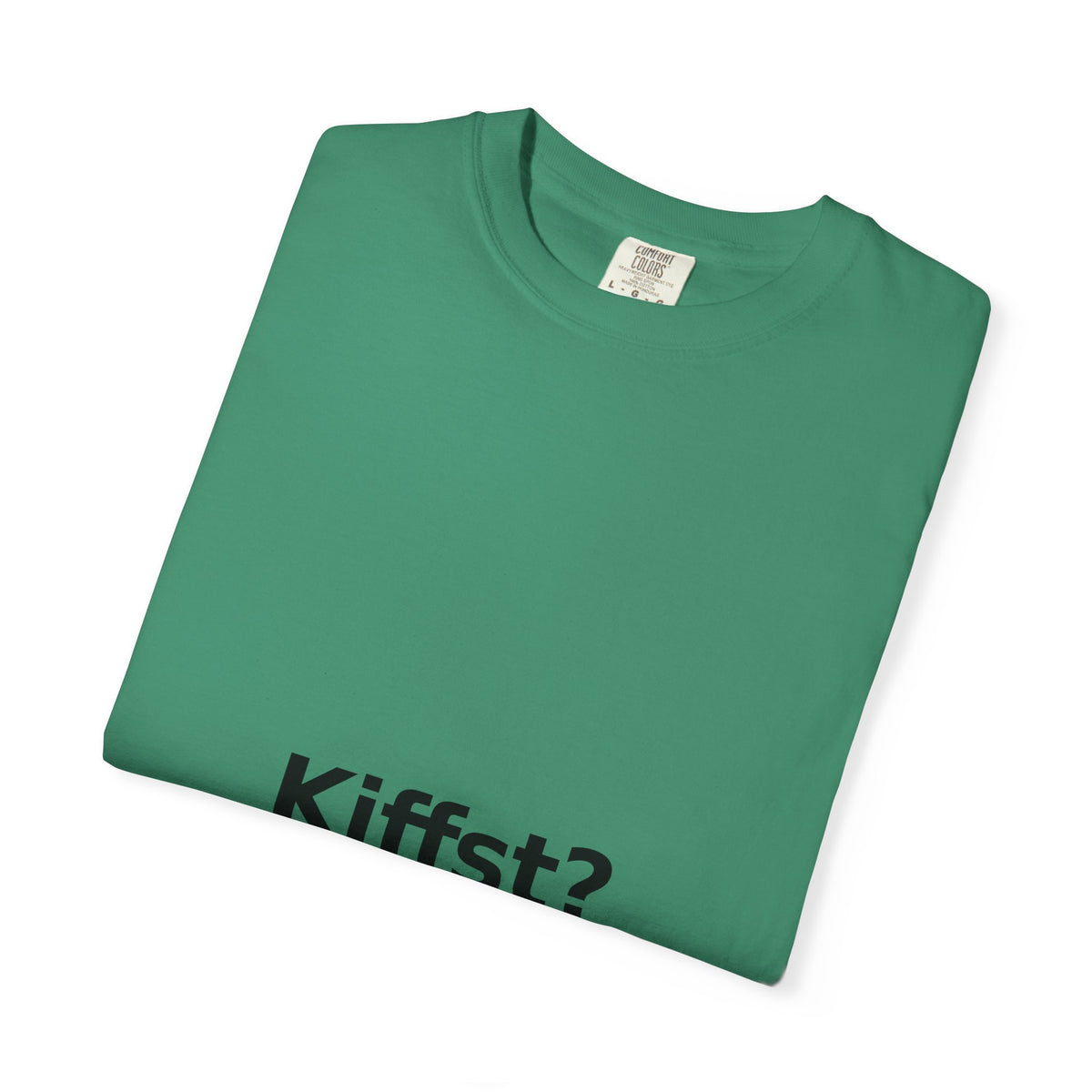 Kiffst Garment-Dyed Tee, Light Center Print
