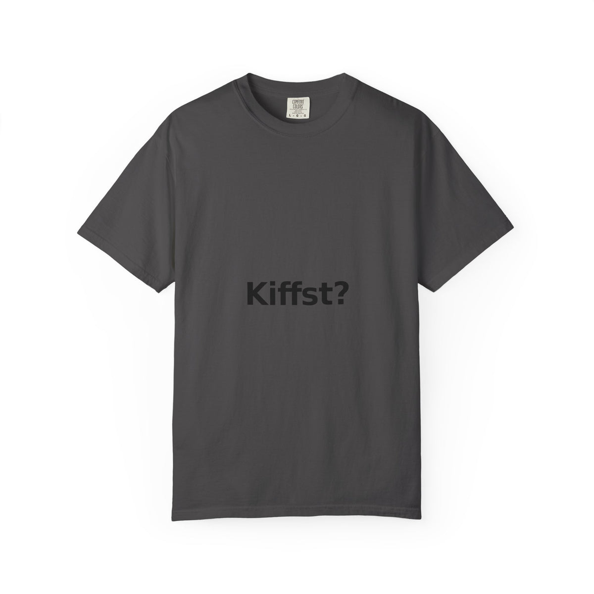 Kiffst Garment-Dyed Tee, Light Center Print