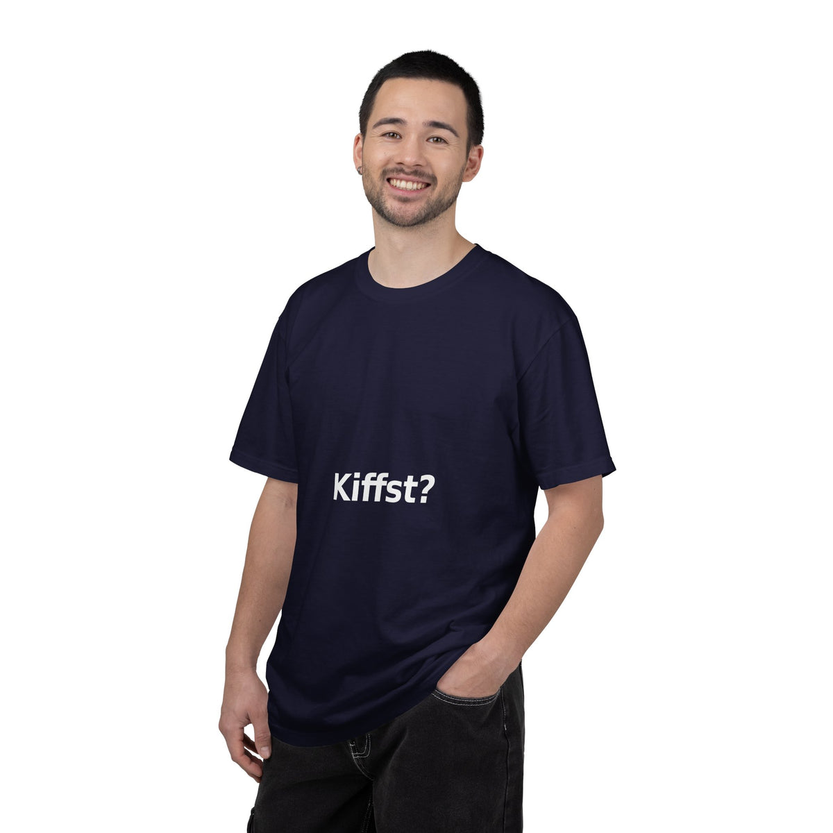 Kiffst Garment-Dyed Tee, Dark Center Print