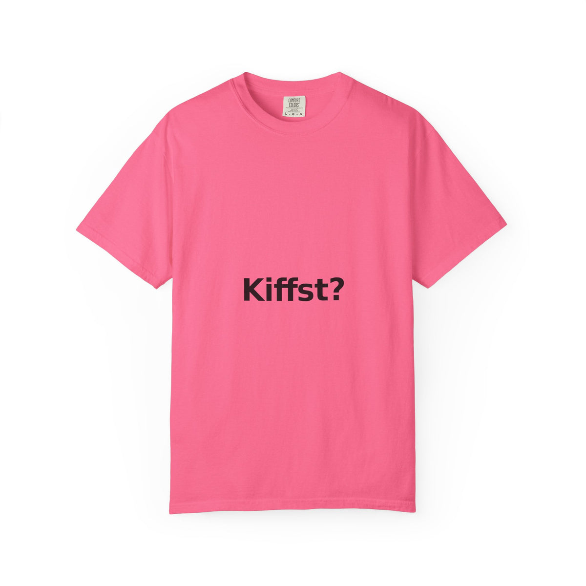 Kiffst Garment-Dyed Tee, Light Center Print