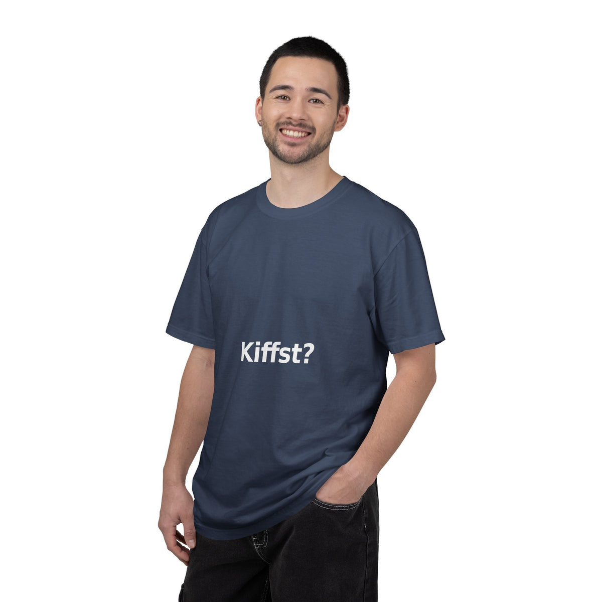 Kiffst Garment-Dyed Tee, Dark Center Print