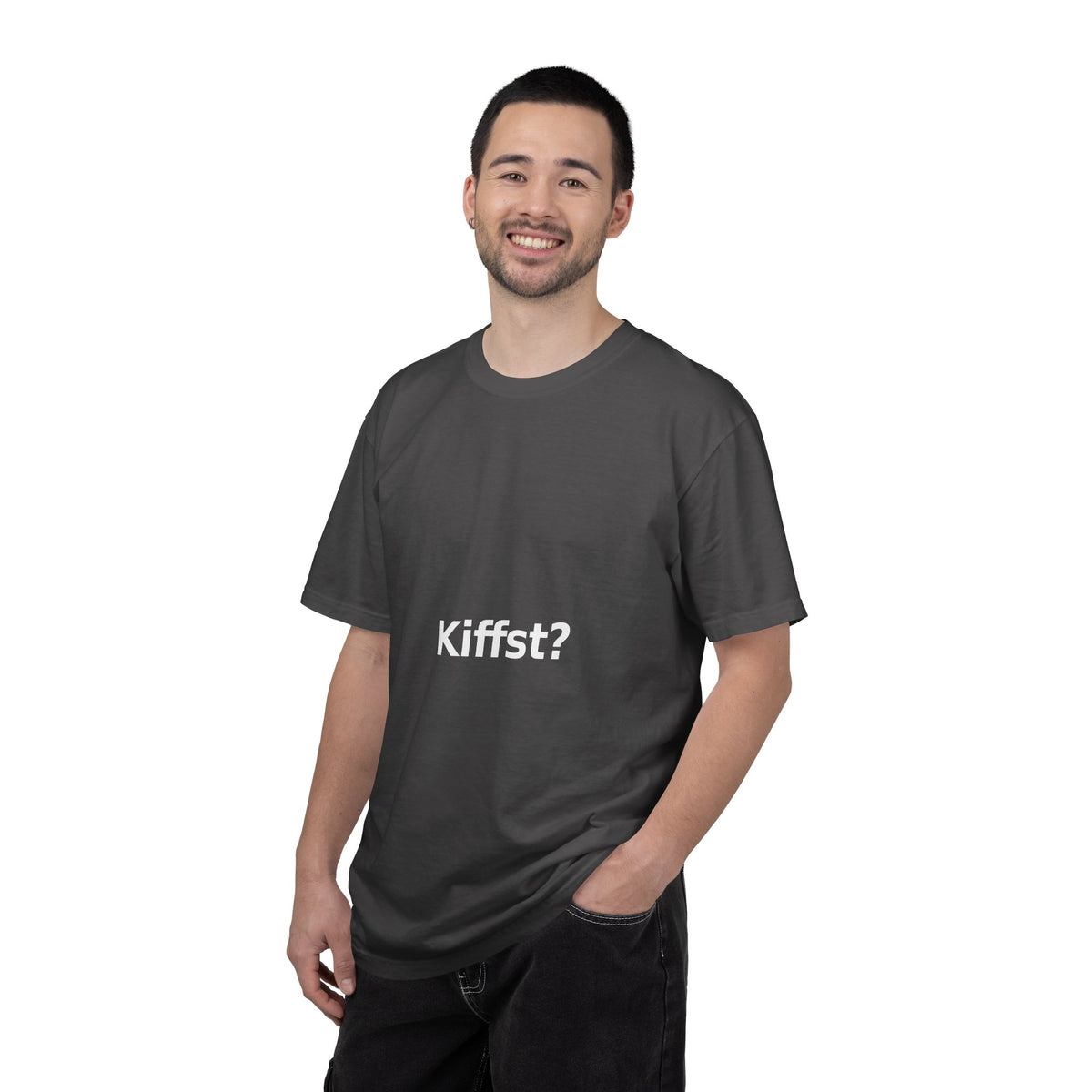 Kiffst Garment-Dyed Tee, Dark Center Print