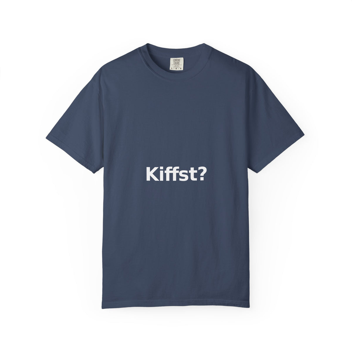 Kiffst Garment-Dyed Tee, Dark Center Print