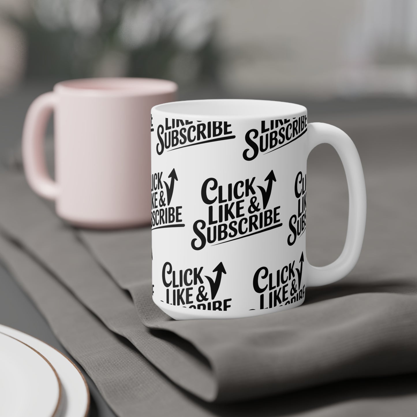 Click Like & Subscribe - Ceramic Mugs (11oz\15oz\20oz)