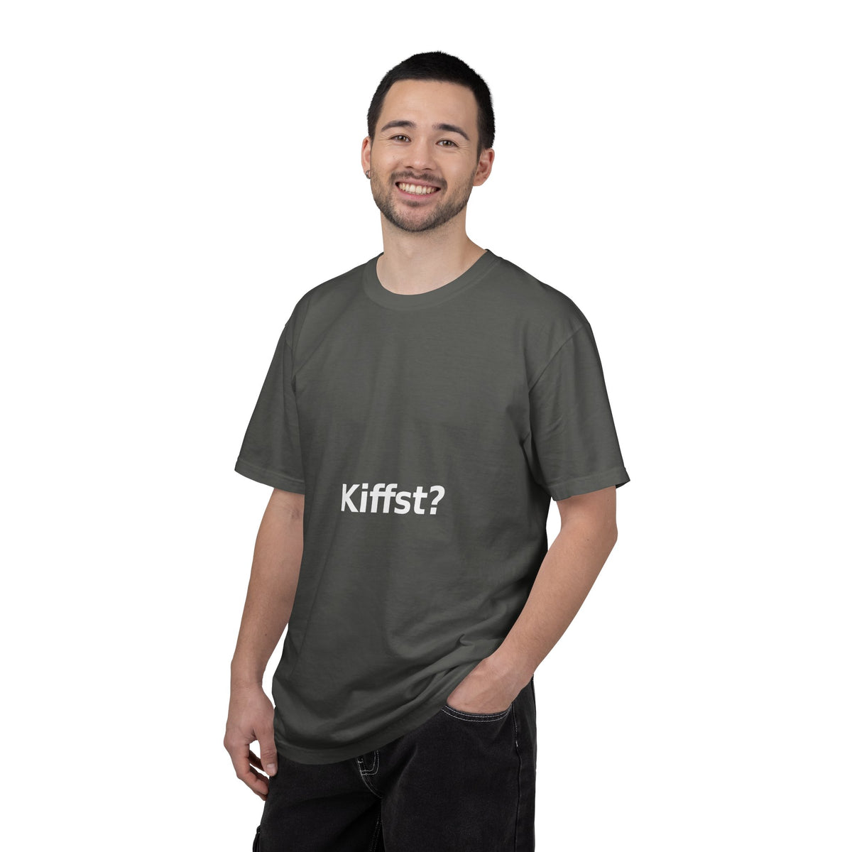 Kiffst Garment-Dyed Tee, Dark Center Print