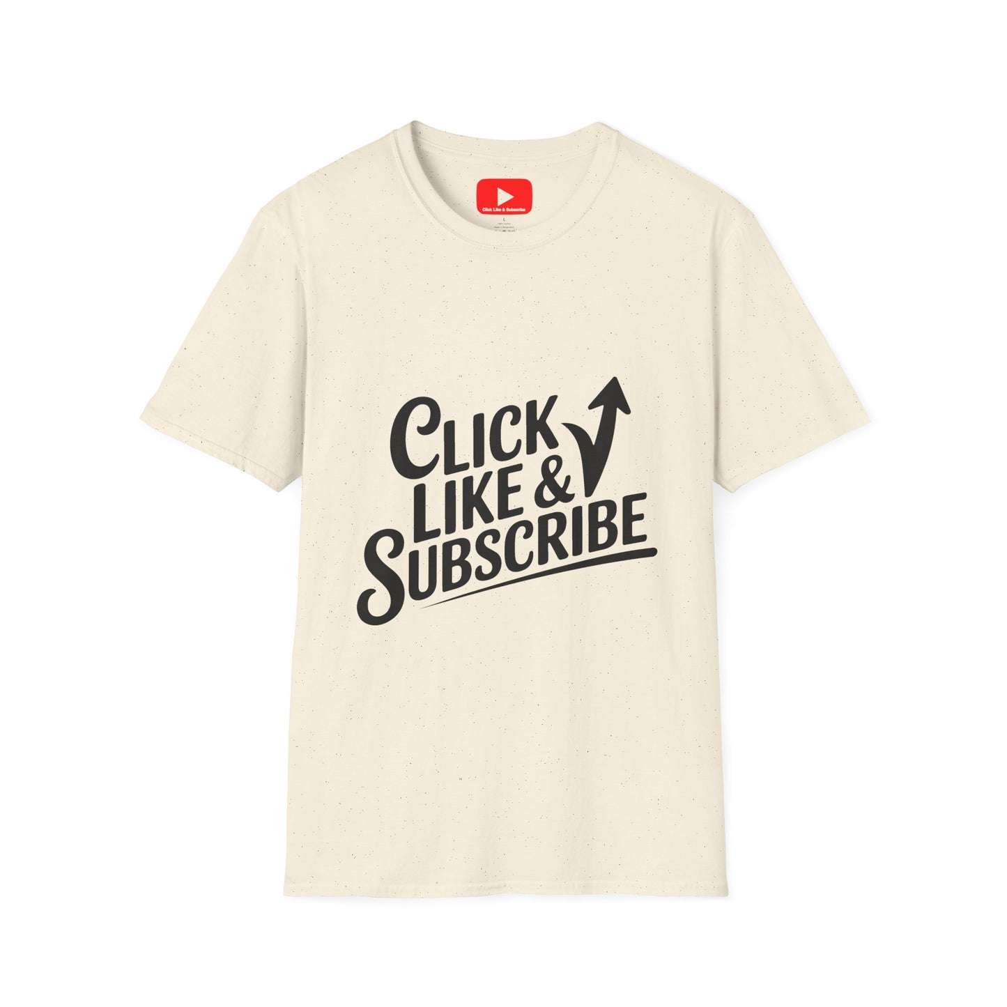 Click Like and Subscribe 8-Bit - Unisex T-Shirt